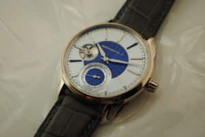 Grönefeld Remontoire Guilloche and enamel