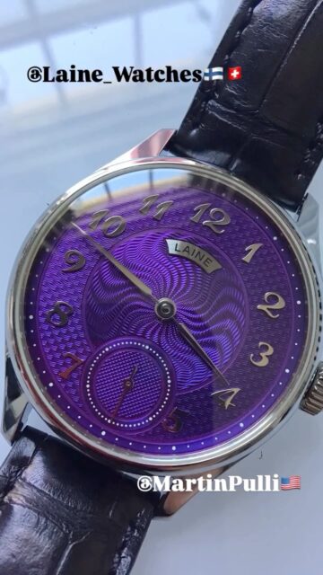 @laine_watches 🇫🇮🇨🇭 watches by the talented artisan, Torsti Laine. @martinpulli 🇺🇸