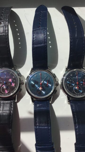 @edouardkoehn The Legacy Moonphase 🌛 Tricompax chronograph in x3 flavors 😋 @martinpulli 🇺🇸