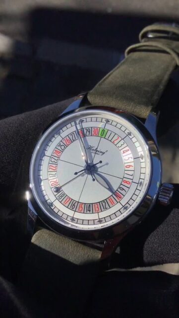 @habring2 🇦🇹 Oskar Roulette , unique pointer date. Roulette bridges….edition of 36 watches… @martinpulli 🇺🇸 ☎️