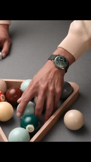 @ressence_watches 🇧🇪 introducing Type 11! The TYPE 11’s Grade 5 titanium case features lugs and a round, pebble-shaped silhouette - classical proportions that give the watch a refined presence on the wrist. A domed sapphire crystal sits above the convex titanium dial, where Ressence’s signature ROCS rotating discs display hours, minutes, power reserve, and seconds without hands, crown, or conventional indices. The TYPE 11 launches in three colourways: Pine, Sky, and Latte, each with its own palette of light and dark ceramic power reserve balls and a colour-matched seconds marker that adds distinct character. Four bracelet options complete the look: leather, rubber, a leather-rubber hybrid, and a titanium Milanese mesh - a rare proposition in watchmaking that combines low weight with exceptional toughness and breathability.A Patented Power-Reserve Indication. The TYPE 11’s 60-hour power reserve means the watch can be taken off on Friday evening and still be running on Monday morning. To keep track of power levels, Ressence developed a patented indication using ceramic micro-balls.The power reserve disc features a string of ceramic micro-balls in two contrasting tones that provide an intuitive visual gauge. As the movement winds, whether through the automatic rotor on the wrist or manual winding via the caseback, the lighter balls progressively emerge while the darker ones recede. When the watch is at rest and power depletes, the process reverses. @martinpulli 🇺🇸 preeminent 🌎 Ressence specialist, ask me more! ☎️ #ressencewatches #ressence #ressencetype11 #martinpulli