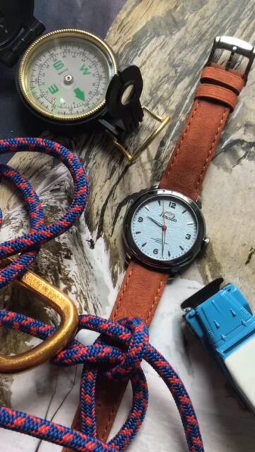 @herculeswatches 🇨🇭 from Switzerland, comes a watch developed by a Dutch watchmaker with a passion for high alpine adventure…a long way from the flat lands. Hercules is an historic brand. Adriaan has revived the marque and the spirit of the marque which was immersed in alpine expedition. Watches feature a calibre which may be handwound or microrotor automatic. The autonomy, 120 hours. The bridges, decorated with topographic lines. The dials are a wide variety, but the glacier texture with appliqués is particularly on theme. The case high polished TANTALUM (or surgical grade stainless steel). The handset is luminous with luminous markers on the dial. @martinpulli🇺🇸 🥾🥾I am an outdoorsman…I love authentic outdoor watches.