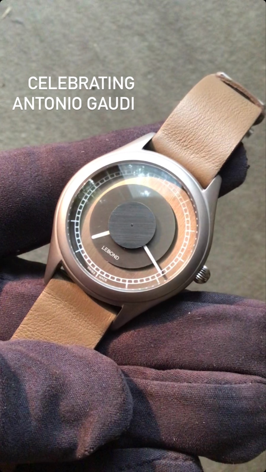 @lebondwatches 🇪🇸 Barcelona is blessed with the long lasting architectural impressions of the great Antonio Gaudi. On the 100 year anniversary of his passing, Lebond introduce The Attraction, in grade 5 titanium with an automatic movement 🇨🇭 housed in an ultra slick monobloc case which is silky finished. @martinpulli 🇺🇸