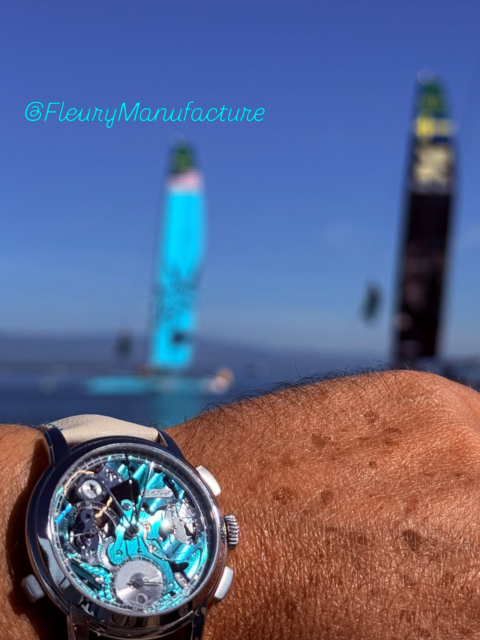 @fleurymanufacture in the wild, Rolex Cup ⛵️ 
@martinpulli 🇺🇸, inquire within, Super Watches are a discussion.